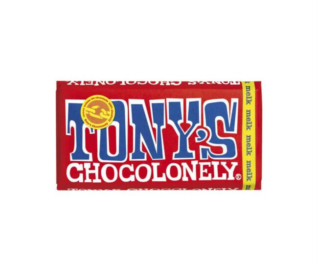 שוקולד טוניס - חלב Tony's (אדום) (180 גרם)