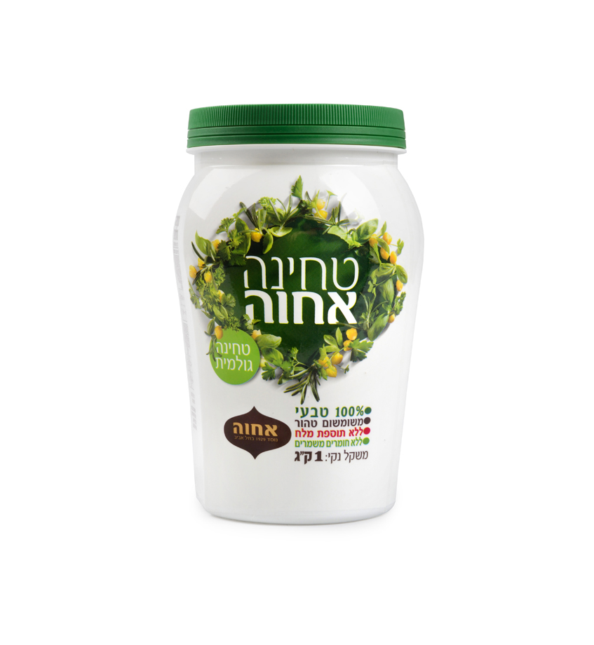 טחינה גולמית - אחוה (רגילה) (500 ג')
