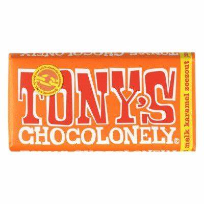 שוקולד טוניס - שברי קרמל Tony's (כתום) (180 גרם)